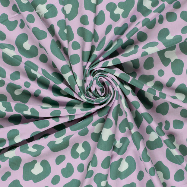 Jersey fabric Lila printed 