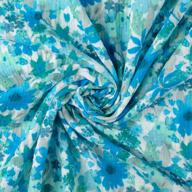 Muslin fabric Light Blue 