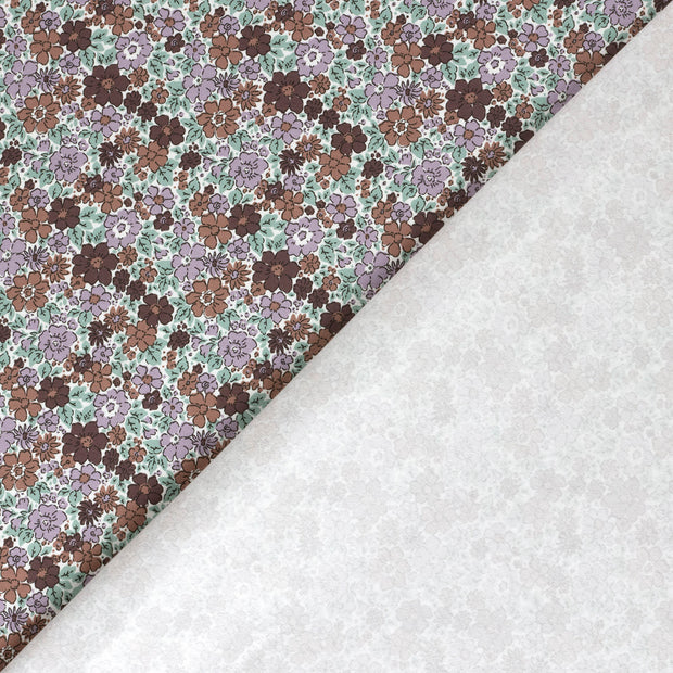 Jersey fabric Flowers printed 