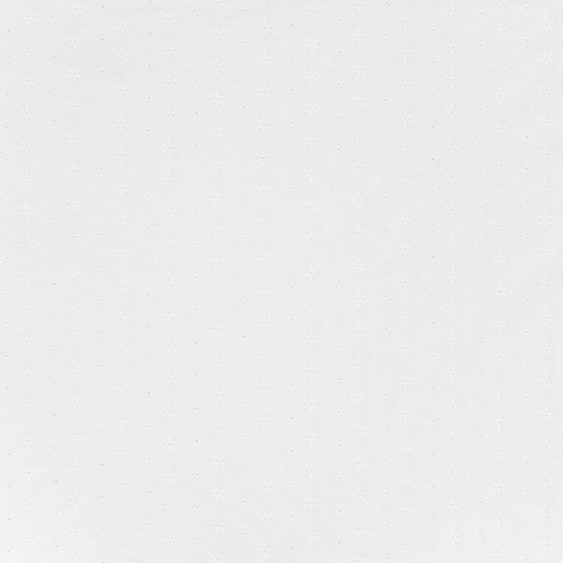 Cotton Poplin fabric White matte 