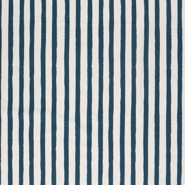 French Terry GOTS tissu Bleu acier mat 