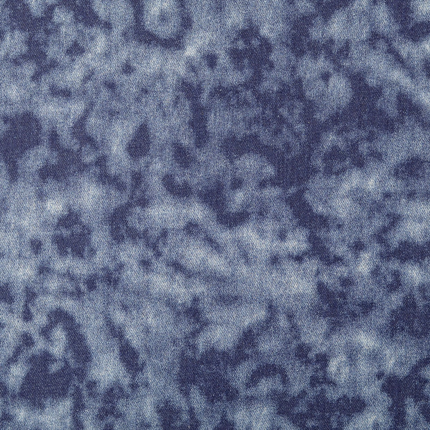 Denim fabric Batik Navy