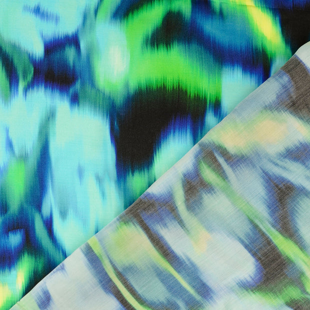 Viscose Satin fabrik Mehrfarbig digital bedruckt 