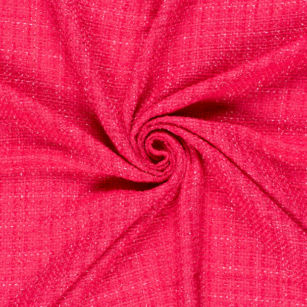 Jacquard fabric Dark Red Lurex 