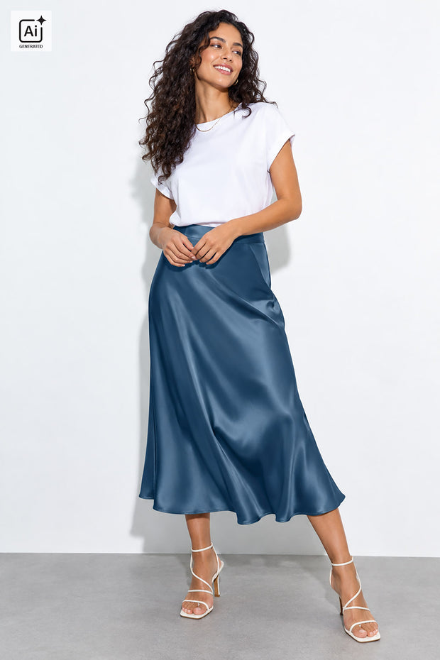 Satin fabric Unicolour 