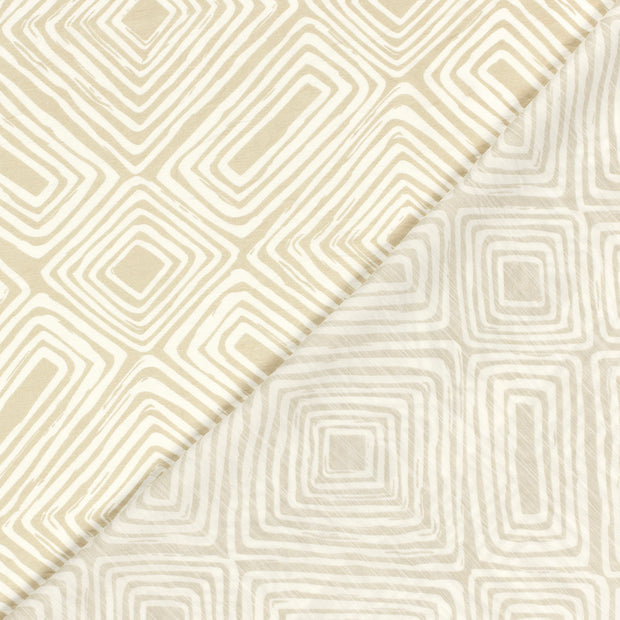 Viscosa Nylon Twill tela Abstracto estampado 