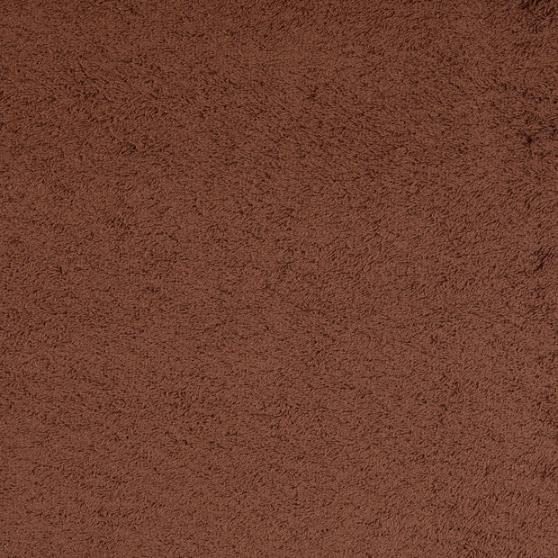 Terry Towelling fabric Brown matte 