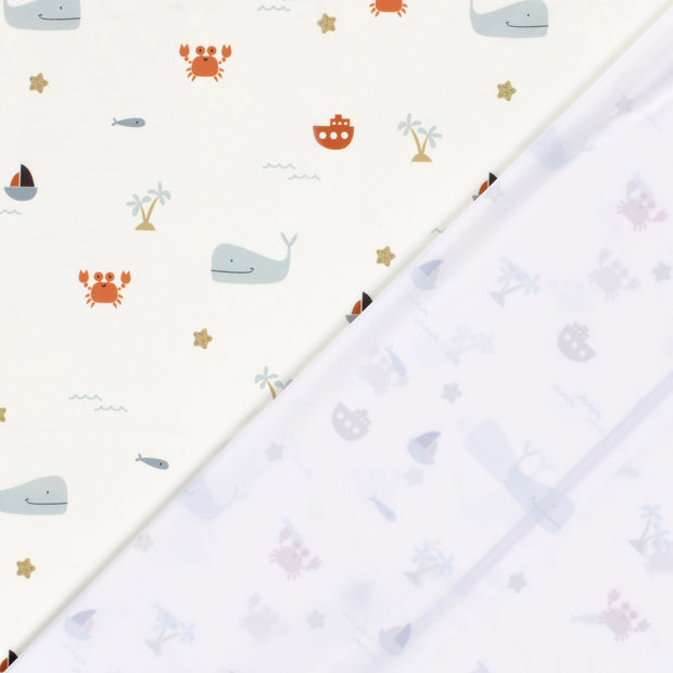 Swimwear Jersey UPF50 Recycled fabrik Wale digital bedruckt 