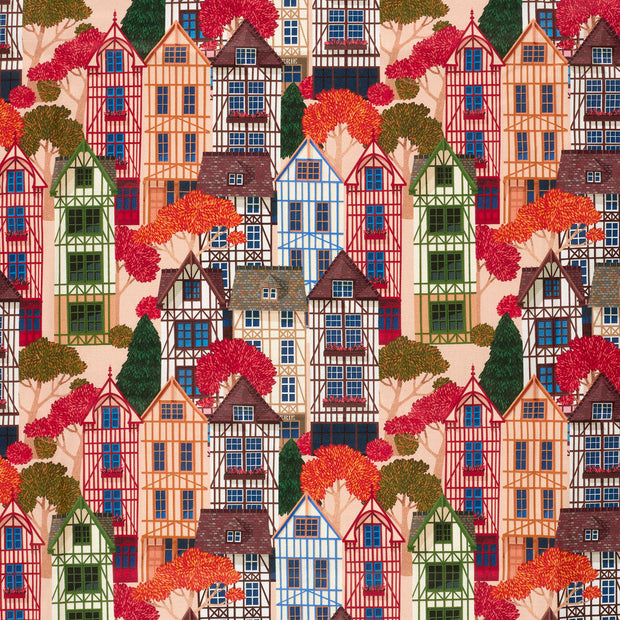 Panama stof Multicolor mat 