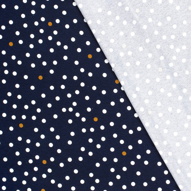 Viscose Jersey fabric Dots printed 