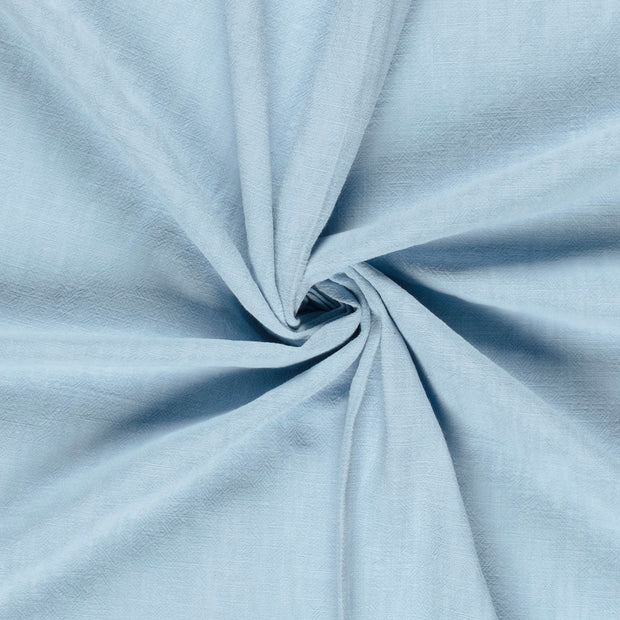 Ramie Linen fabric Light Blue stone washed 