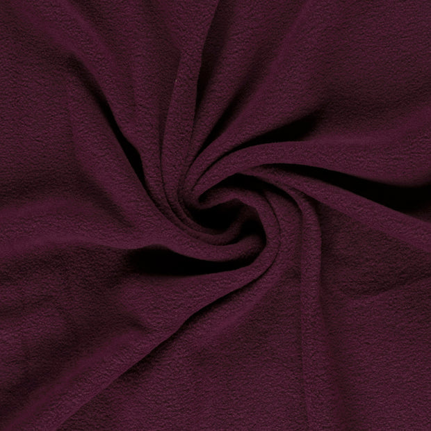 Polaire tissu Aubergine 