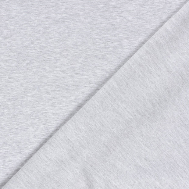 French Terry fabric Melange brushed 