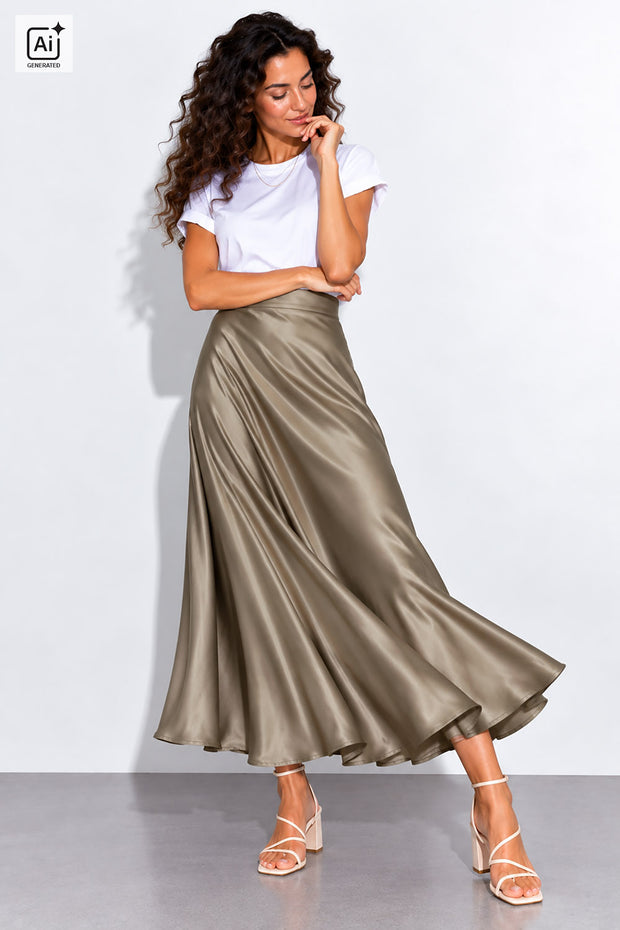 Satin fabric Unicolour 