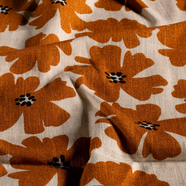  fabric Flowers Brique