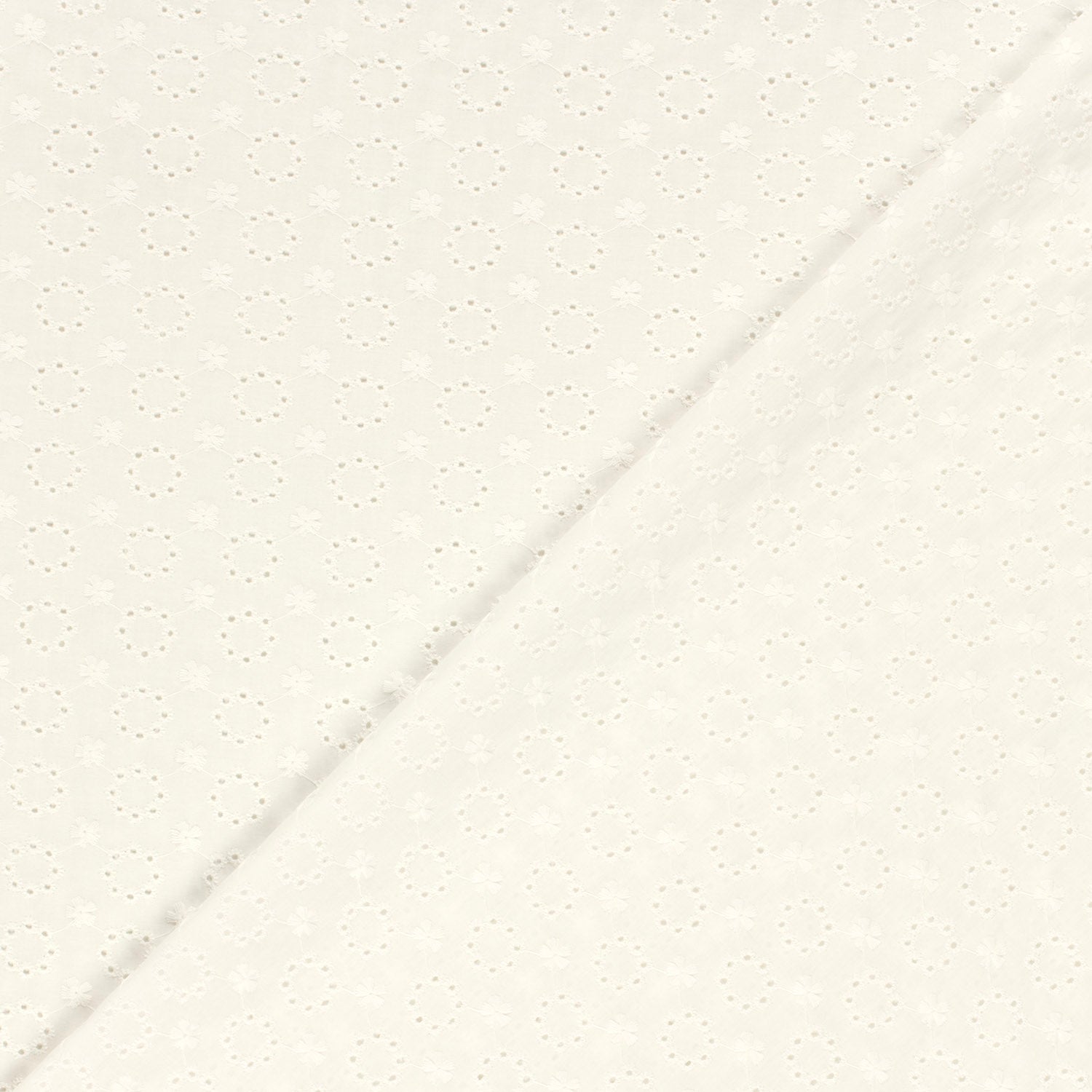 Algodón Popelina Stretch Tela Unicolor Blanco óptico | Telas Al