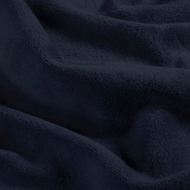 Polaire Doudou tissu Unicolore Bleu Marine