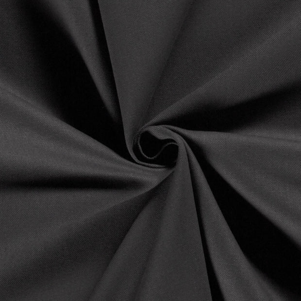 Canvas fabric Unicolour Dark Grey