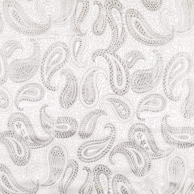  stof Paisley Wit