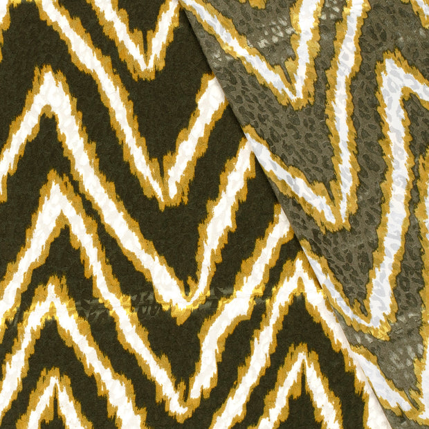 Satin Jacquard tela Panther estampado 