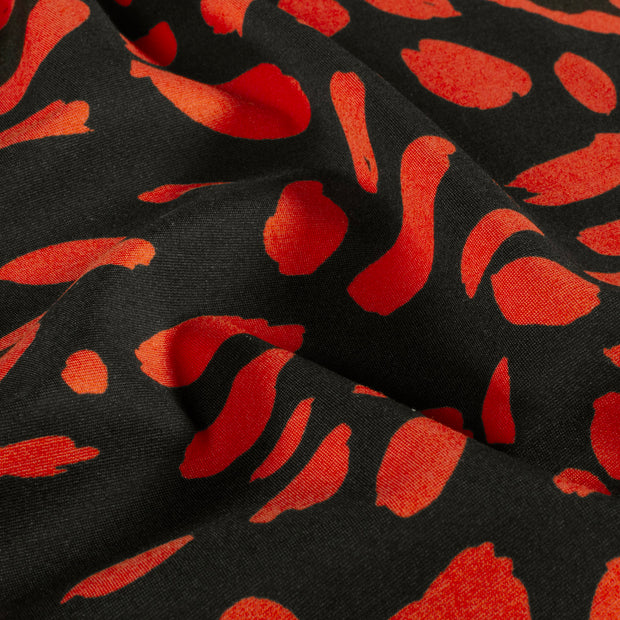 Milano tissu Abstrait Orange