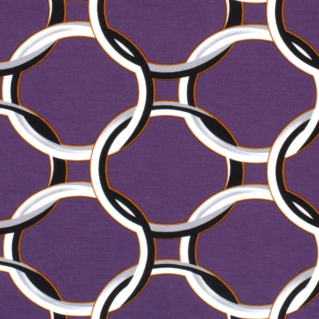 Punta di Roma fabric Abstract Purple
