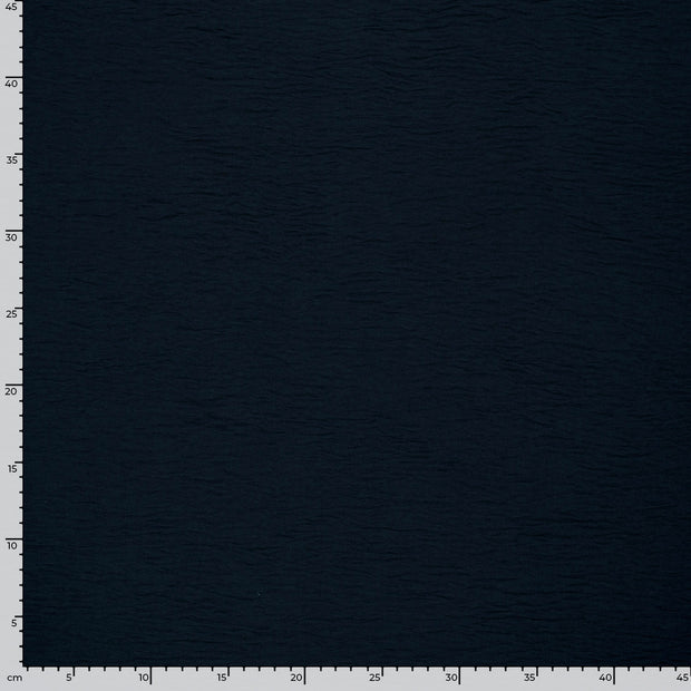 Woven Polyester fabric Unicolour Navy
