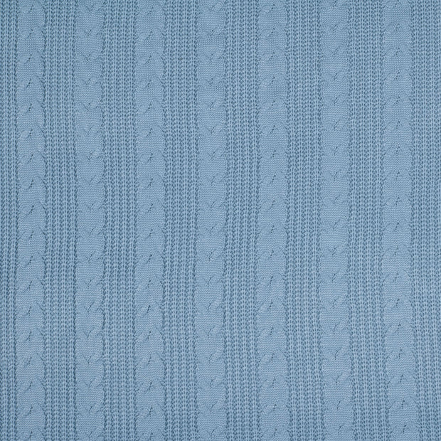 Heavy Knit fabrik Hellblau 
