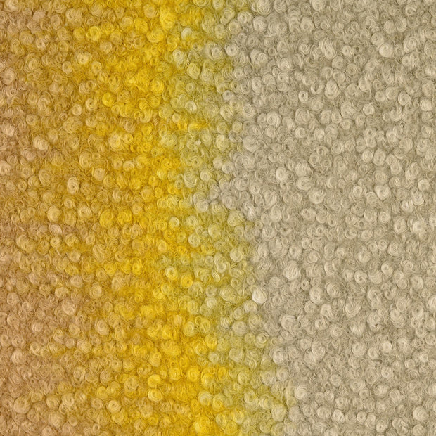 Bouclé fabric Abstract Yellow