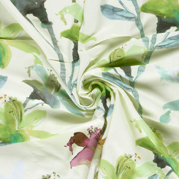  tissu Vert Citron imprimé numérique 