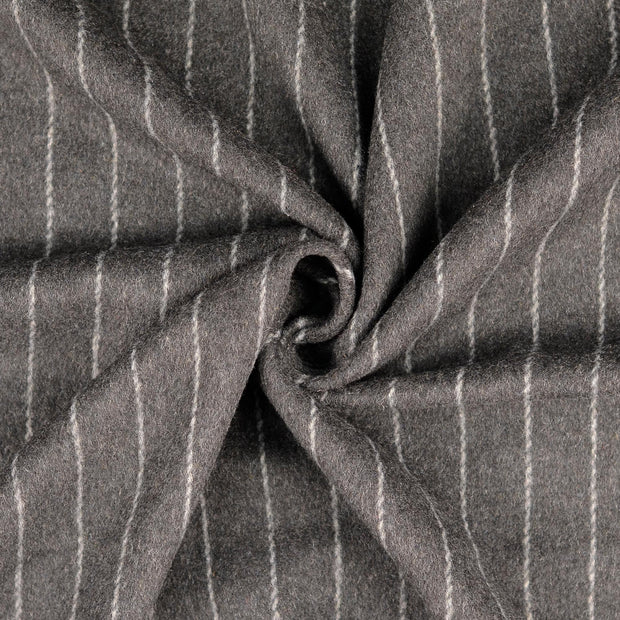 tissu Gris fil teint 