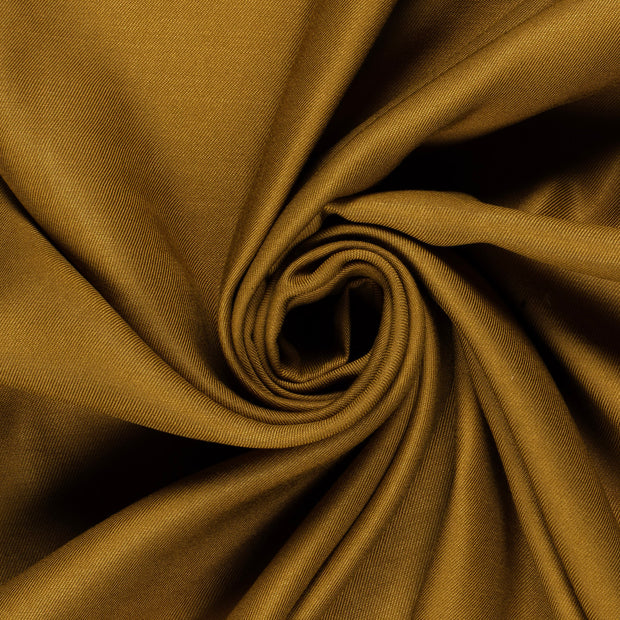 TENCEL™ Lyocell Twill fabric Unicolour Oker