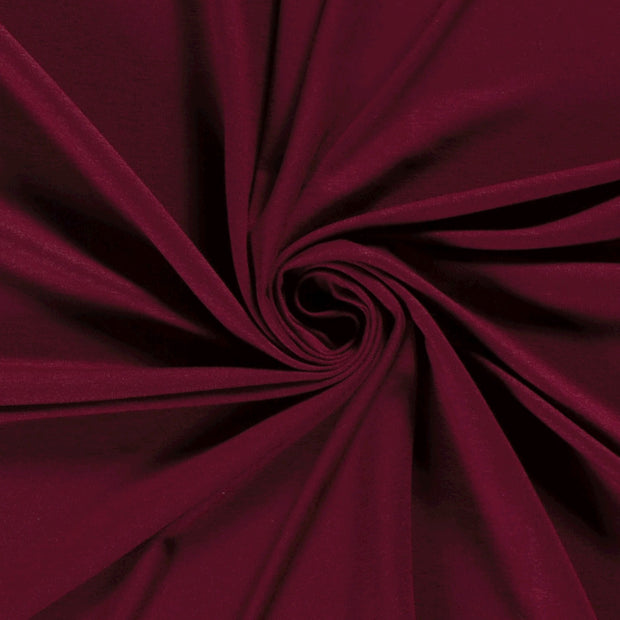Viscose Jersey fabric Unicolour Wine red