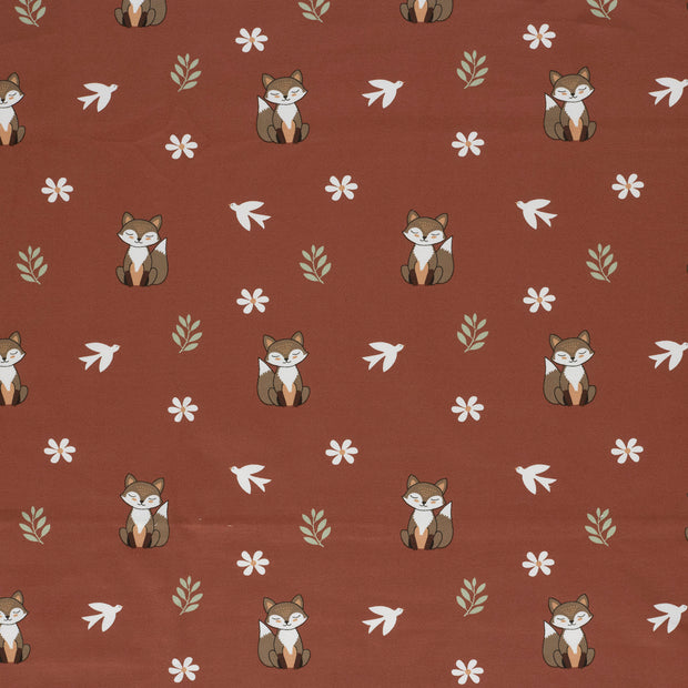 French Terry fabric Old Pink matte 