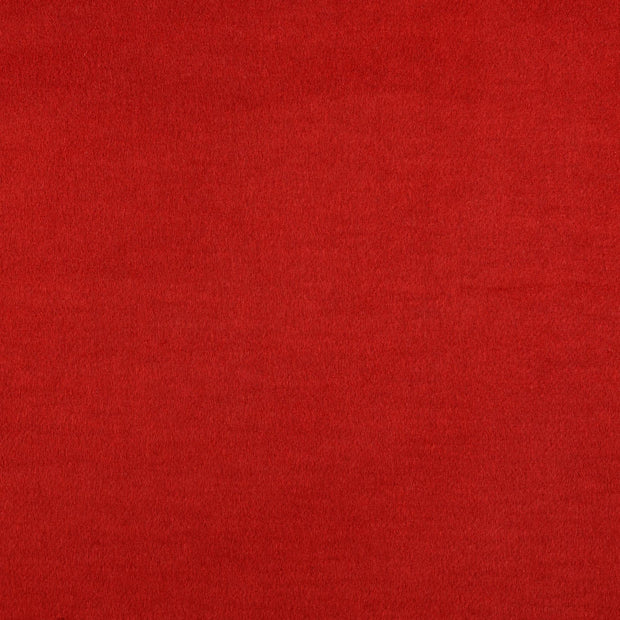Wool Boucle fabric Unicolour Red