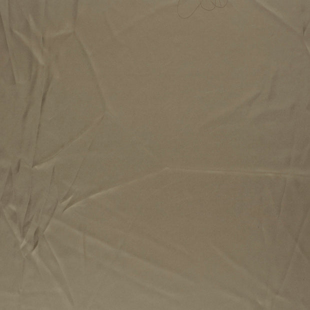 Satin fabrik Taupe seidenmatt 