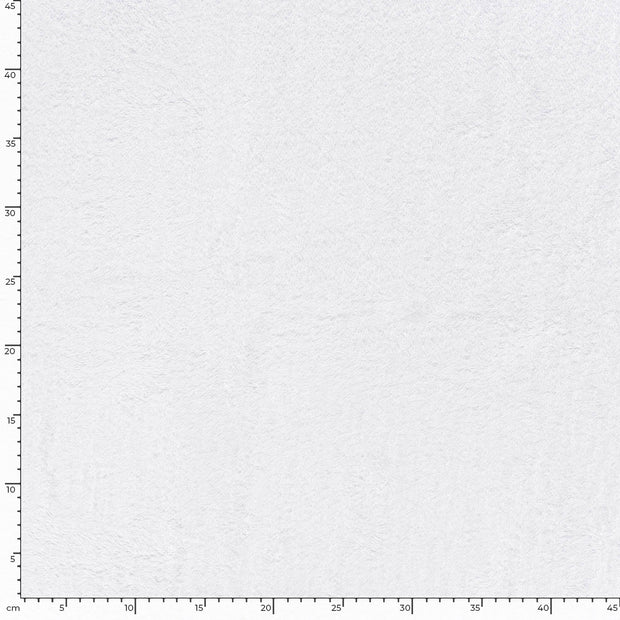 Frotté tissu Unicolore Blanc optique