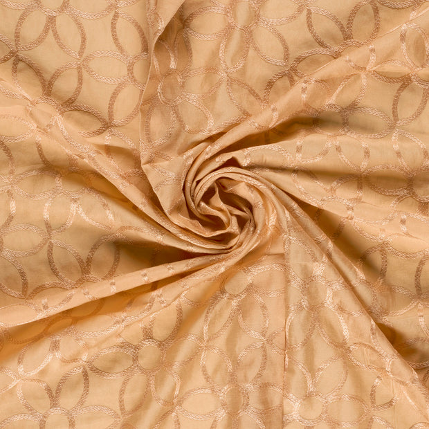  fabric Beige embroidered 