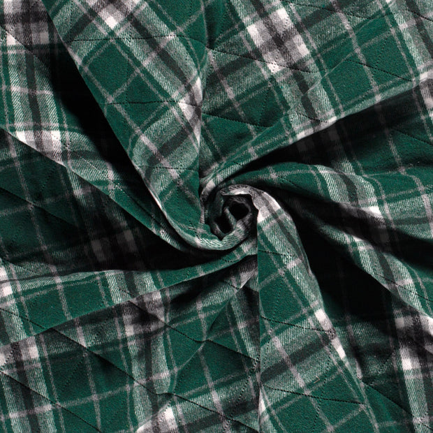 Jacquard fabric Dark Green bounded 