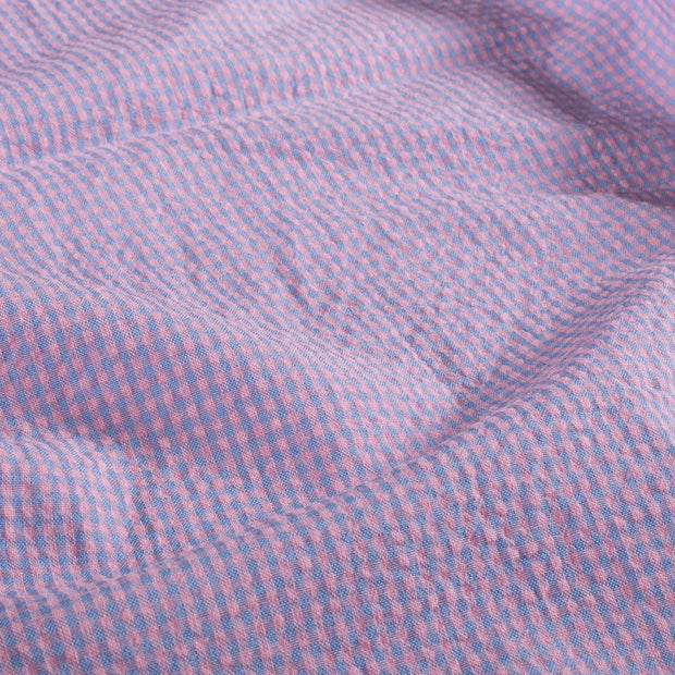 Katoen Poplin stof Effen Indigo