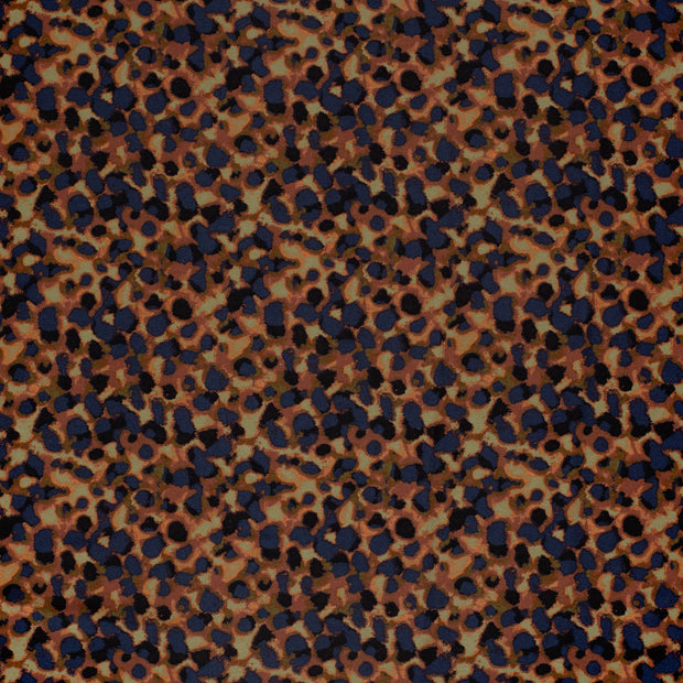 Viscose Vortex Jersey tissu Brique mat 