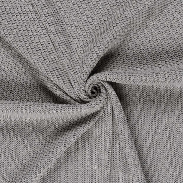 Heavy Knit fabric Light Grey 