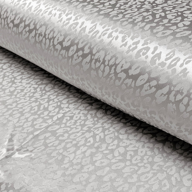 Satin Jacquard fabric Unicolour Light Grey