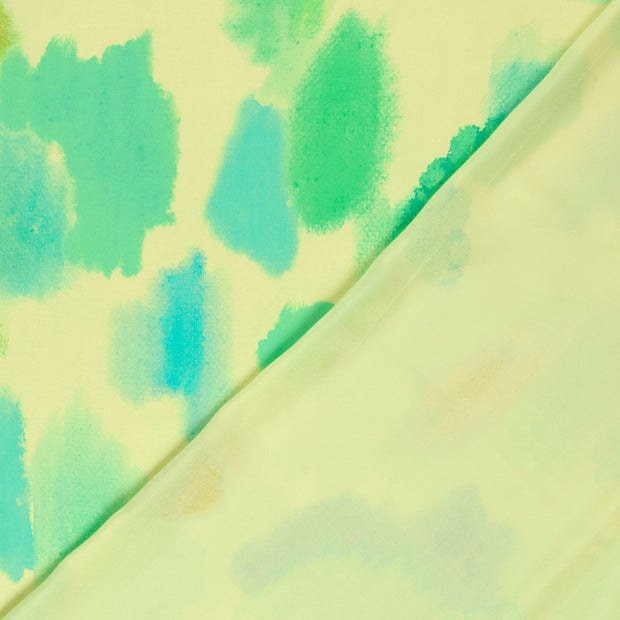 Viscose Satin fabric Abstract digital printed 