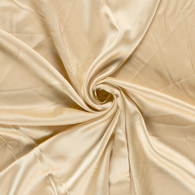 Satin fabric Beige 