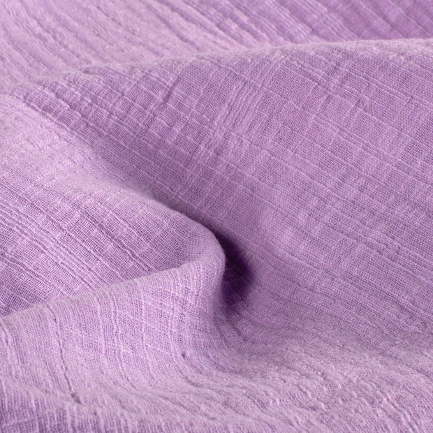 Muselina tela Unicolor Lila