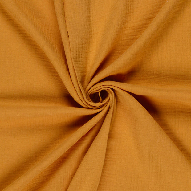 Muslin fabric Oker 