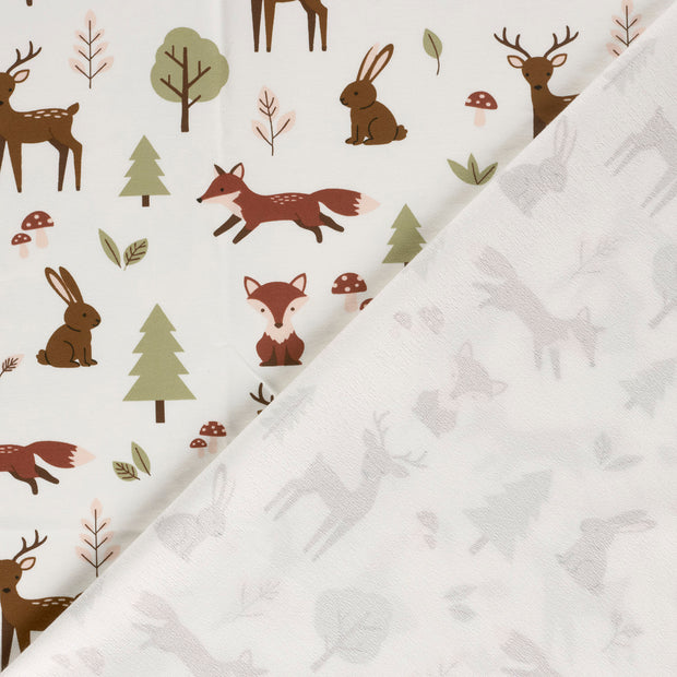 French Terry fabric printed 