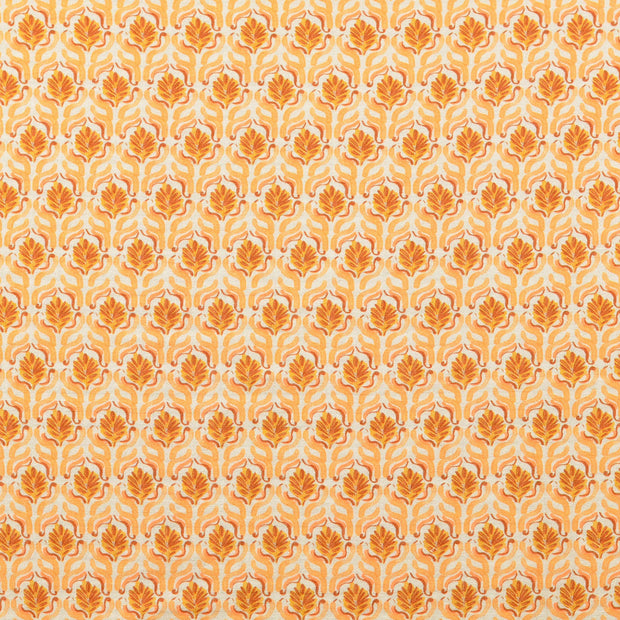  tela Hojas Naranja