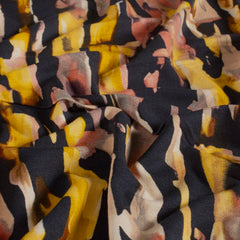 Viscose Vortex Jerséis estampado Abstracto Azul marino